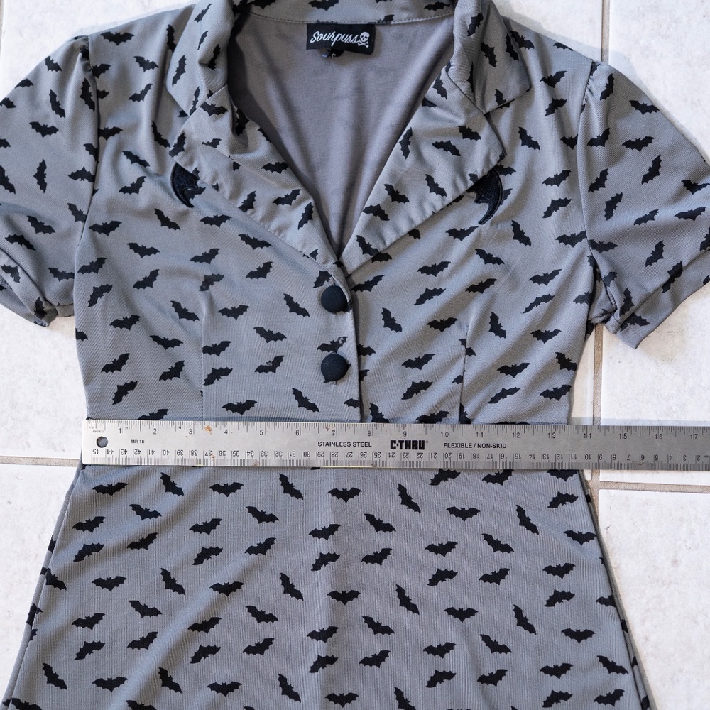 Sourpuss Bat Shirt Dress - Picture 5 of 5